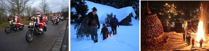 Von heidnischen Traditionen und motorisierten Santas