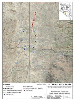 USCM stößt in der ersten Phase der Bohrungen auf Clayton Ridge auf Wirtsgestein, das für eine Lithiummineralisierung günstig ist