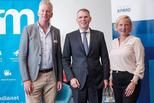 Florian Graf, Chef der Senatskanzlei,  beim „Politischen Morgen“ des  medianet berlinbrandenburg e.V.