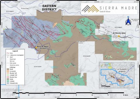 Sierra Madre gibt ein Update zu den Explorationsarbeiten in La Guitarra auf Distrikt-Ebene und zur Erweiterung der Zeichnungsscheine