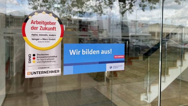 ISINGERMERZ ausgezeichnet als Arbeitgeber der Zukunft