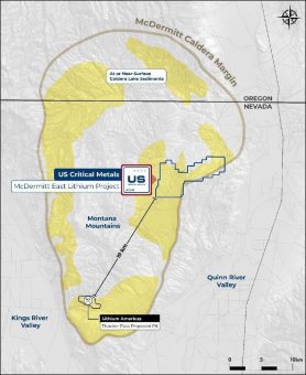 USCM schließt Explorations- und Optionsvereinbarung für das McDermitt Lithium East Projekt ab