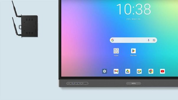 BenQ TEY1A: Slot-in-PC bringt die zertifizierte Google-Welt in Klassenzimmer und Präsentationsräume
