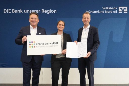 Diversität in der Arbeitswelt: Volksbank Münsterland Nord unterzeichnet ‚Charta der Vielfalt‘