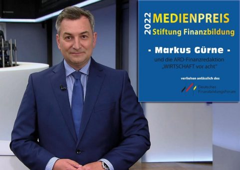 Stiftung Finanzbildung ehrt Markus Gürne als herausragenden Wirtschafts-Journalisten