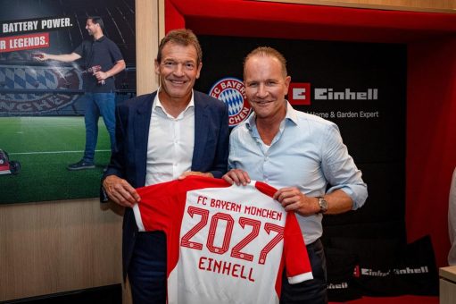 Einhell Germany AG verlängert Partnerschaft mit dem FC Bayern München