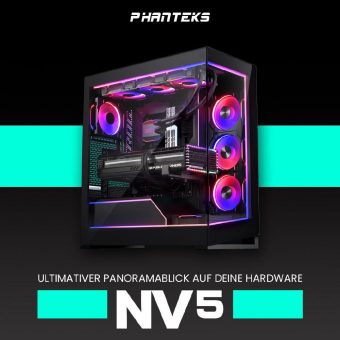 PHANTEKS NV5 – Panoramablick auf deine Hardware