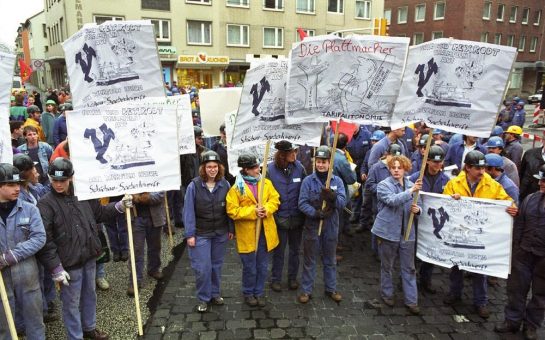 Werft-Wenden – deutsch-deutsche Bilder der Arbeitskämpfe in den 1990ern