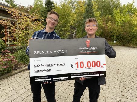 10.000 Euro für neue Wohnküche im CJD BBW Gera