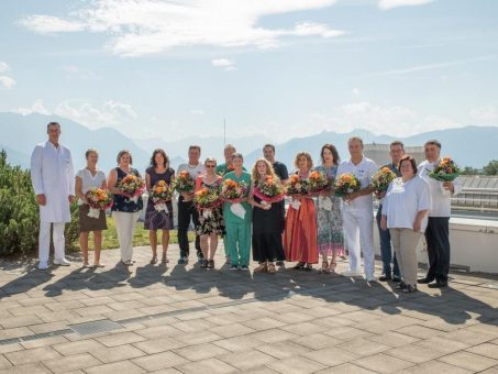 390 Dienstjahre: Die BG Unfallklinik Murnau feiert ihre Jubilare