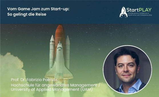 Keynote auf der StartPlay 2022: „Vom GameJam zum Startup. So gelingt die Reise“