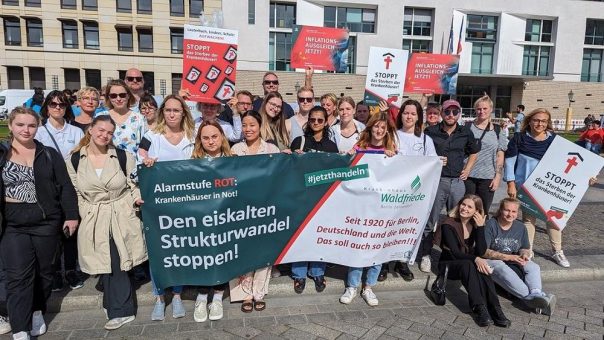 Krankenhaus Waldfriede (Berlin-Zehlendorf) beteiligte sich am Protesttag der Deutschen Krankenhausgesellschaft