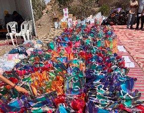 Überlebenspakete für notleidende Familien in Marokko