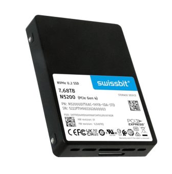 Geringer Stromverbrauch, hohe Performance: Swissbit stellt erste Enterprise-SSD N5200 vor