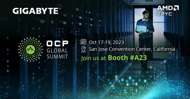 GIGABYTE stellt auf dem San Jose OCP Global Summit aus und kündigt neue AMD EPYC OCP V3 Compute Nodes an