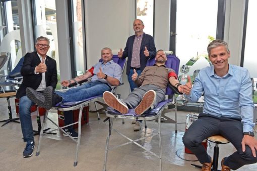 Blutspendeaktion von Goldbeck und nicos: gemeinsames Engagement für die Gesundheit