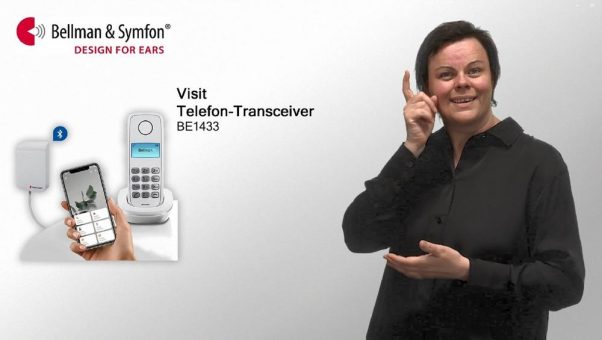 Hilfe für Hörbehinderte „Visit Telefon-Transceiver“ übermittelt Infos direkt auf Mobilgeräte