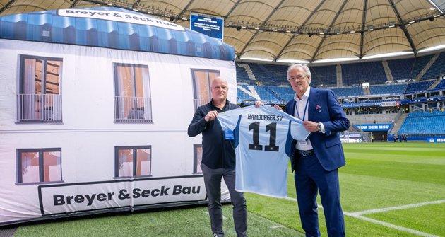 Breyer & Seck Bau bleibt Partner des HSV