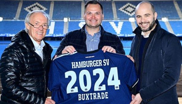 Der HSV und die Buxtrade GmbH verlängern ihre Partnerschaft