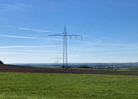 Verstärkung der Hochspannungsleitung zwischen Neudorf und Endsee