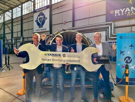 Ryanair eröffnet Wartungsstandort am Airport Nürnberg und verkündet Winterflugplan 2023/24