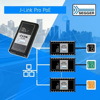 SEGGER präsentiert J-Link PRO PoE für Testfarmen