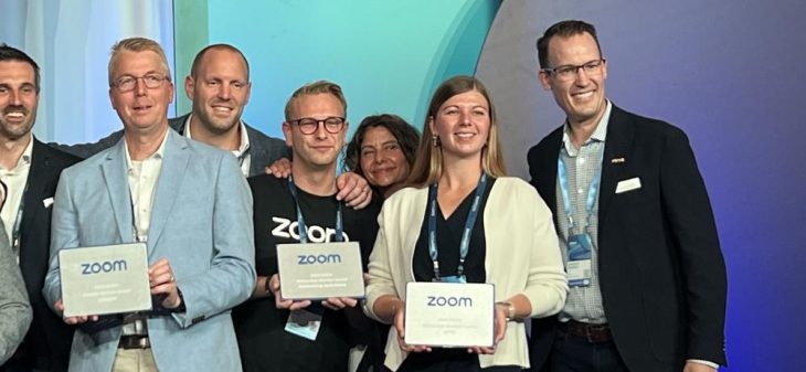 WTG gewinnt Zoom Partner Sales Award ‚2023 EMEA Rising Star‘