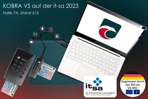 DIGITTRADE rückt auf der it-sa 2023 Kobra VS in den Fokus