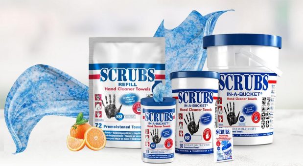 SCRUBS® Refill-Pack: Bewährtes Handreinigungstuch fördert Nachhaltigkeit