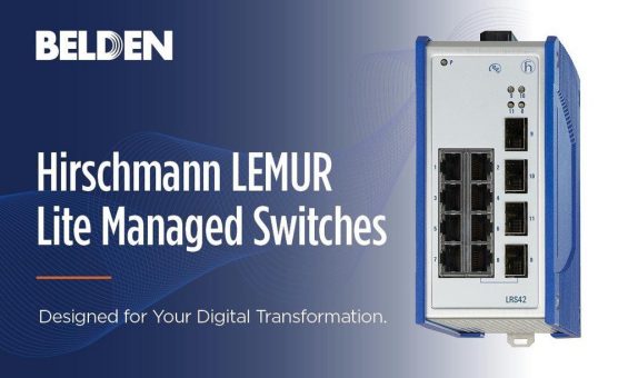 Belden bringt Lite Managed Switches und neues Hirschmann-Betriebssystem auf den Markt