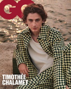 GQ Germany zeigt Timothée Chalamet,  Gesicht der weltweiten GQ-Ausgaben im November, als Digitalcover