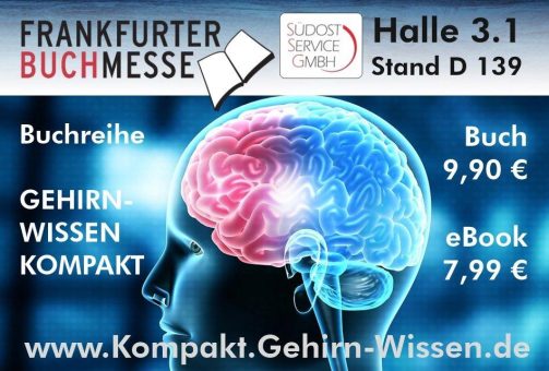 Taschenbuch-Reihe „Gehirn-Wissen-Kompakt“ neu auf der Frankfurter Buchmesse