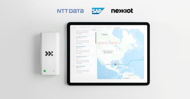 Lieferketten werden intelligent: Nexxiot liefert mehr als eine halbe Million IoT-Sensorgeräte für NTT DATA