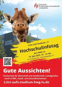 Lust aufs Studium?! Hochschulinfotag am 14. Mai 2022