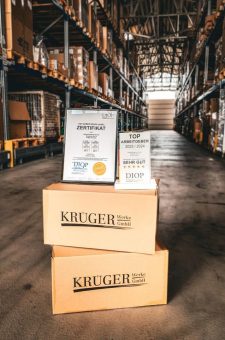 Krüger Werke GmbH als Top Arbeitgeber (DIQP) ausgezeichnet