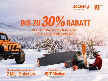 Jackery Black Friday & Cyber Monday Sale: Spare bis zu 899€