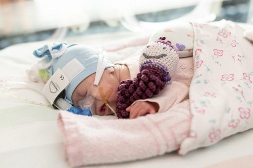 Gehäkelte Tintenfische für Frühgeborene: Kleine Helfer mit großer Wirkung