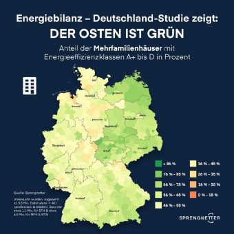 Energiebilanz – Deutschland-Studie zeigt: Der Osten ist grün