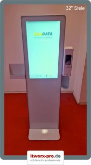 itworx-pro GmbH erfolgreich im Rollout von 250 Digital Signage Stelen für Pharma-Großhandel.