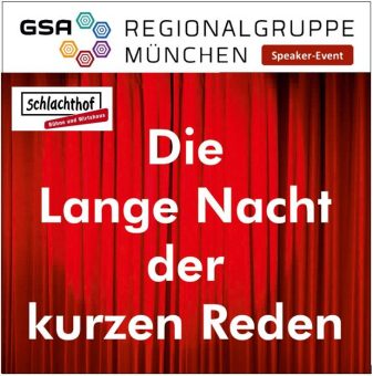 Nur noch wenige Tickets für „Die Lange Nacht der kurzen Reden“ am Sa, 11.11.2023 Im Schlachthof