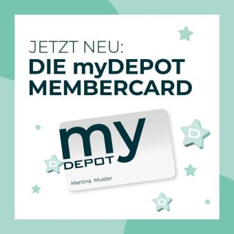 Jetzt NEU bei DEPOT – die myDEPOT Membercard