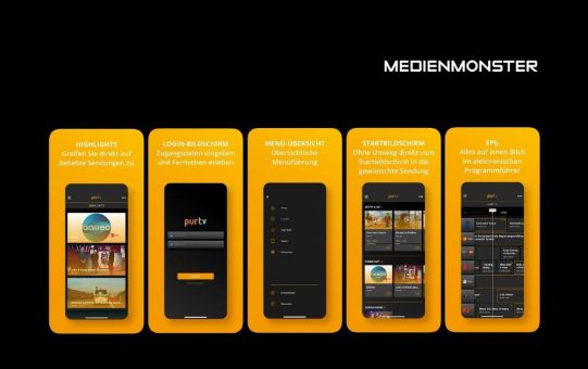 medienmonster entwickelt purTV-MobileTV-App  für Android und iOS/iPadOS