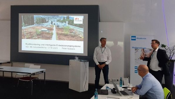 FLECK zu Gast bei BMI in Heusenstamm: Vortrag zum Thema Roof Monitoring beim Arbeitskreis Industriedächer der AGI