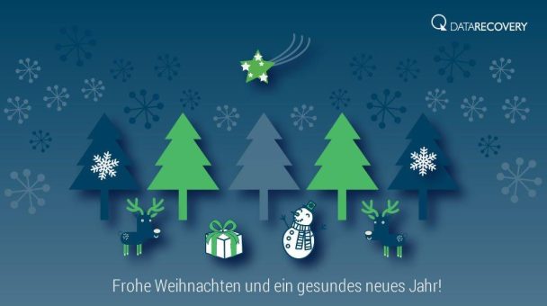 DATA REVERSE® wünscht Frohe Weihnachten und steht an den Feiertagen 24h für Datenrettungen zur Verfügung