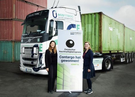 Contargo gewinnt Deutschen Nachhaltigkeitspreis