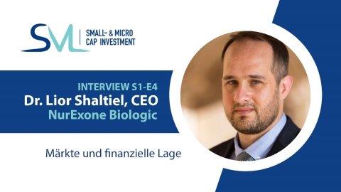Dr. Reuter Investor Relations zu NurExone Biologic: Behandlung von Rückenmarksverletzungen im Fokus