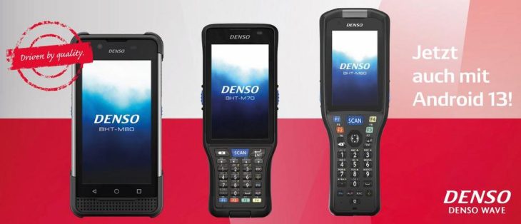 Update auf Tiramisu: Android 13 für Handhelds von DENSO