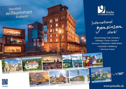 International gemeinsam stark: Einbeck ist neues Mitglied der Marketing-Kooperation „9 Städte + 2  in Niedersachsen“