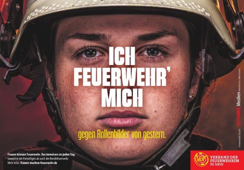 Frauen machen Feuerwehr: FUNKEs Kreativagentur C/O RED und ALTOBELLI gestalten pro bono die neue Kampagne des Verbandes der Feuerwehren NRW