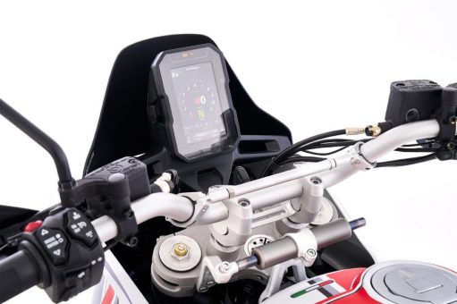 Das Wunderlich Windschild FLOWJET für die Ducati DesertX